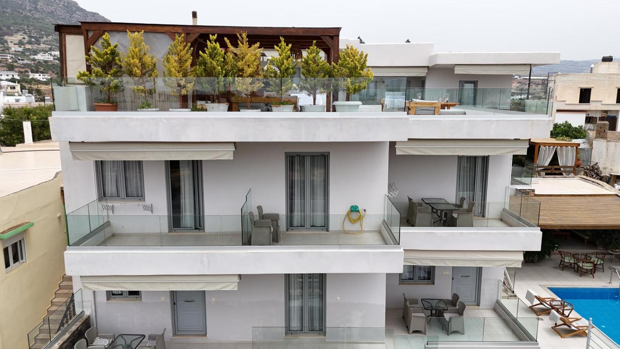 Asteri Apartments Und Studios Makrýgialos Dış mekan fotoğraf