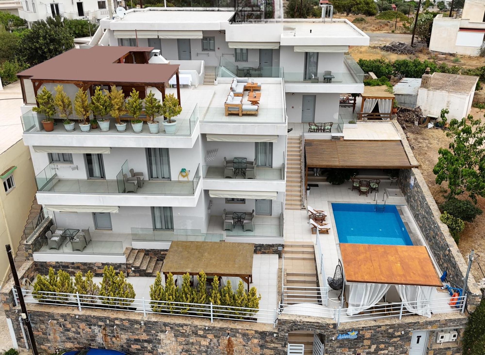 Asteri Apartments Und Studios Makrýgialos Dış mekan fotoğraf